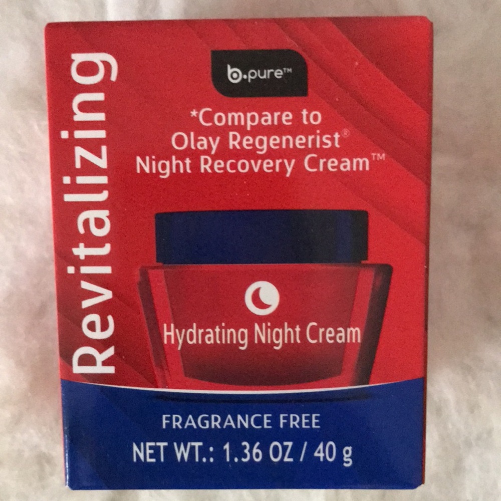 Skin care, hydrating night cream